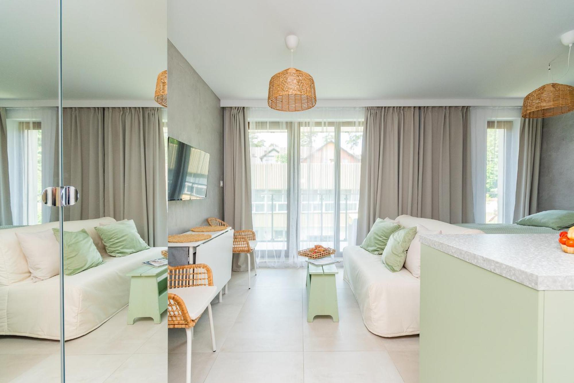 Apartamenty Mierzeja - Stegna Park Studio, 500 M Od Plazy エクステリア 写真